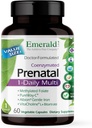 EMERALD LABS Prenatal 1-Daily Multi - Prenatal Multivitamin with Methylated Folate, Iron, Whole-Food Blend & More - Soy-Free, Gluten-Free - 60 Vegetable Capsules 2