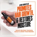 Wild Willies Beard Growth Serum for Men - Natural Beard Serum with Biotin, Caffeine & Essential Beard Oil for Fuller, Thicker Facial Hair Enhancer - Daily Grooming, Nourishes & Hydrates Facial Hair 4