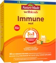 Nature Made Wellblends ImmuneMAX Fizzy Drink Mix, Vitamin C 1500mg, Zinc 15 mg, Vitamin D3 1000 IU (25 mcg), plus B Vitamins and Electrolytes Hydration Blend, 30 Stick Packs 2