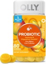 OLLY Probiotic Gummy, 1 Billion CFUs, Immune and Digestive Support, Chewable Probiotic Supplement, Mango, 80 Count 2