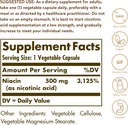 Solgar Niacin (Vitamin B3) 500 mg, 250 Vegetable Capsules - Energy Metabolism - Non-GMO, Vegan, Gluten Free, Dairy Free, Kosher - 250 Servings 3