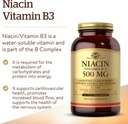 Solgar Niacin (Vitamin B3) 500 mg, 250 Vegetable Capsules - Energy Metabolism - Non-GMO, Vegan, Gluten Free, Dairy Free, Kosher - 250 Servings 4