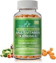 All Natural Multivitamins & Minerals + B Complex + Calcium + Magnesium + Zinc, 100% Vegan Sourced Whole Food Supplement, Complete Nutritional Support for Men & Women- 120 Capsules, 60 Day Supply 2