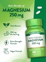 Nature's Truth Magnesium Supplement | 250 mg | 100 Caplets | Vegan, Non-GMO & Gluten Free 6
