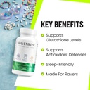 Rave Aid Supplement - Concert & Festival Essentials Supplement with NAC 500mg | Doctor 5-HTP-Free Formula | After Party Vitamins & Immune Support | Music Festival Rave Kit - 60 Capsules 3