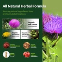 Silymarin Milk Thistle Liver Detox Capsules for Fatty Liver, Alcachofa y Cardo Mariano con Silimarina para el Higado Graso, Liver Cleanse Detox & Repair Formula w/Artichoke Extract. 120Count 5