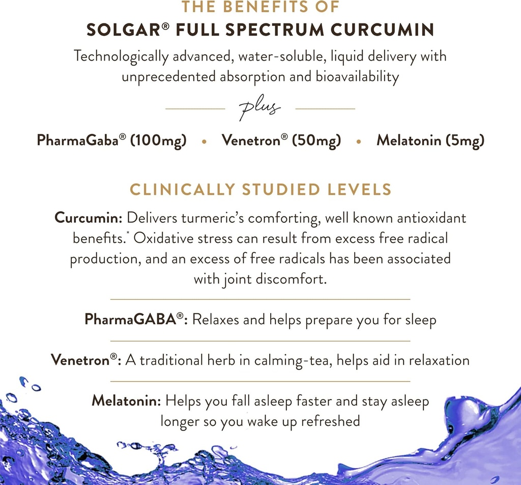 Solgar Full Spectrum Sleep Ease, 30 Servings 5