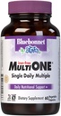 Bluebonnet Nutrition Multi One (iron Free) Vegetable Capsules for Complete Full Spectrum Multiple, B Vitamins, General Health, Gluten free, milk free, kosher, 60 Vegetable Capsules, 2 Month Supply 2