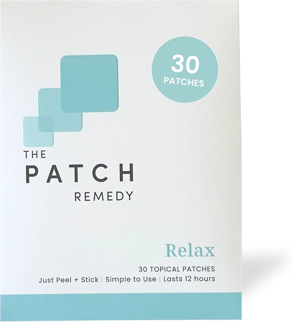 The Patch Remedy Relax Patch | L-Theanine, Lemon Balm, Valerian, Ashwagandha, Passionflower | 30 Patches 2