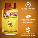 iSatori Energize Brain & Focus Caffeine Pills - Fast Acting All Day Energy Pills, Brain Booster, Energy and Focus Supplement, Time Release Caffeine Means No Jitters, No Crash (60 Tablets) 4