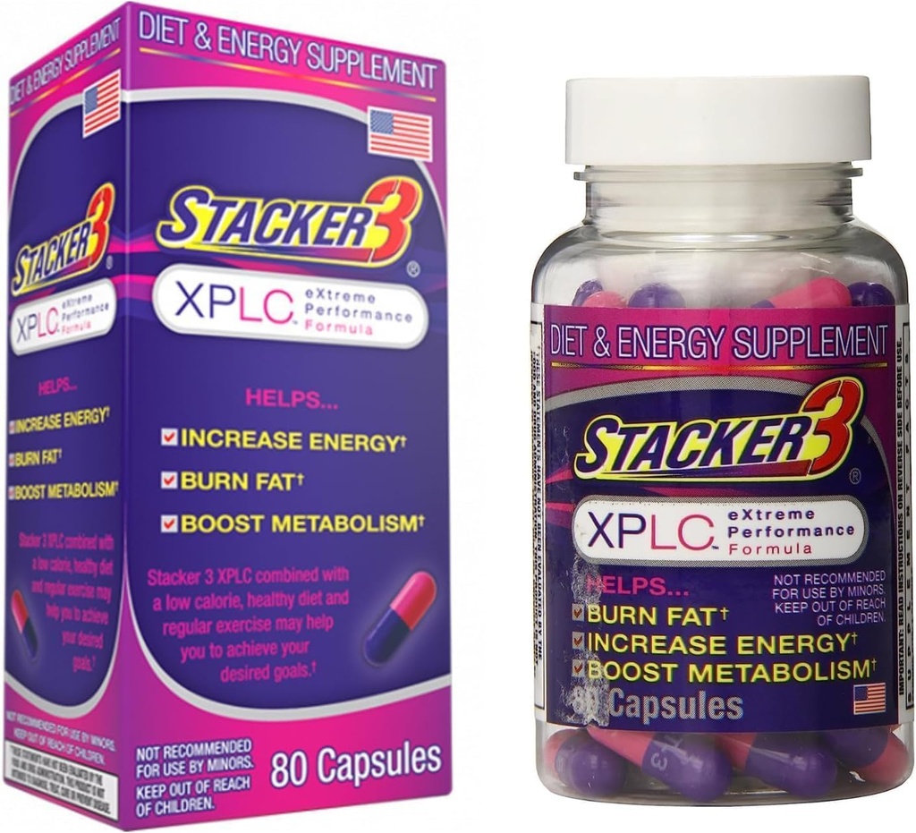 Generic Stacker 3 XPLC - 80 Capsules - Including Jump Rope 2