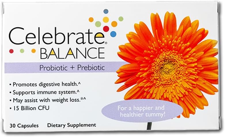 Celebrate Vitamins CelebrateONE Bariatric Multivitamin 18mg Iron & Balance Probiotic + Prebiotic Capsules Bundle – Supports Digestive Health, Iron Levels, & Maximum Nutrient Absorption for Bariatric P 4