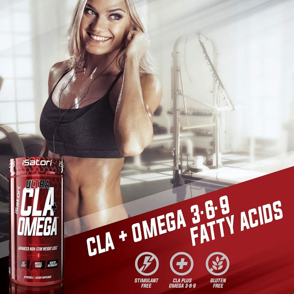 iSatori L-Carnitine LS3 Lemon Lime 3000mg (32 Servings) & iSatori Ultra CLA (90 Softgels) 5