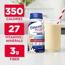 Ensure Plus Vanilla Nutrition Shake With Fiber | Meal Replacement Shake | Ready to Drink | 16g Protein and 27 Vitamins and Minerals | 8 fl oz - 24 Pack 5