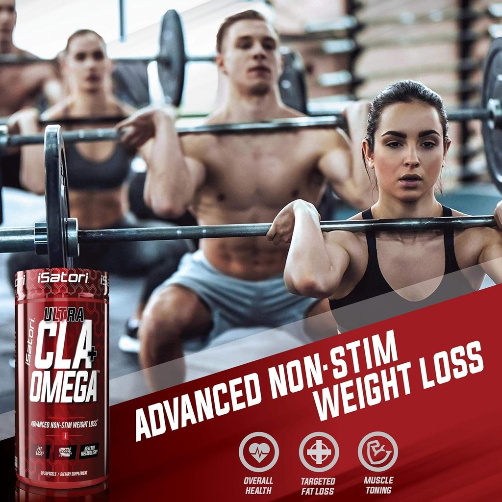 iSatori L-Carnitine LS3 Lemon Lime 3000mg (32 Servings) & iSatori Ultra CLA (90 Softgels) 6