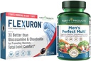 Purity Products Bundle - Men's Perfect Multi + Flexuron Joint Formula Men's Multi Supports Healthy Vitality, Energy +More - Flexuron - 3X Better Than Glucosamine & Chondroitin - 30 Day Supply 2