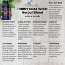 Horny Goat Weed Extra Strength -120 Capsules w. Maca, L-Arginine, Ginseng - Boost Desire, Performance, Stamina, Energy, Non-GMO Formula, 120 Capsules 4