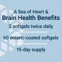 Life Extension Super Omega-3 EPA/DHA Fish Oil, Sesame Lignans & Olive Extract – Heart Health, Brain Health, Inflammation Health Support, Gluten-Free, Enteric-Coated, Non-GMO, 60 Softgels 6