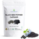 Cosmic Element 100% Pure Black Seed Powder Capsules Organic - Vegan Nigella Sativa 450mg Black Cumin Seeds per Serving- for Health - 60 Capsules 2