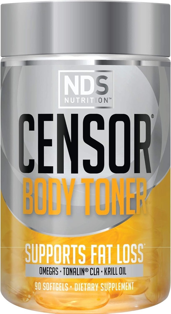 Censor NDS Nutrition Fat Loss-Body Toner with CLA (90 Softgels) & Siren Labs L-Carnitine Elite Burn Fat Loss Support Malibu Beach Blast 3000 mg (32 Servings) 3