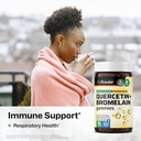 BIO KRAUTER Quercetin with Bromelain Gummies - 1000 mg Mix - 60 Vegan Chews - Quercetin Gummies - Vegan Immune Support - Source of Antioxidants - Gelatine-Free Formula 3