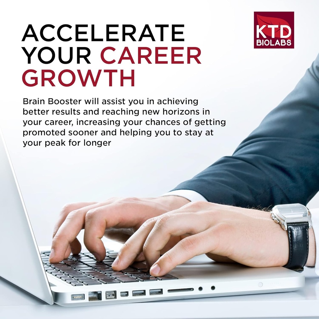 Nootropics Brain Support Supplement - Made in USA - Natural Brain Booster Supplement for Focus, Memory, Clarity, Energy Enhancement - Bacopa Monnieri, Choline & DMAE, 60 Capsules 5