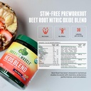 Organic Muscle Brain Boost Nootropics Blend - Vegan & Organic Superfood Health Supplements for Focus, Memory & Productivity with Ashwagandha, Ginkgo & Ginseng - Chocolate Flavor, 20 Servings 5