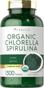 Carlyle Organic Chlorella Spirulina Tablets | 1300 Count | 50/50 Blend | Non-GMO and Gluten Free Supplement 2