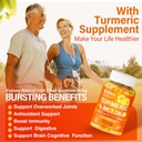 Turmeric Gummies 1000mg + Sugar Free Probiotics Gummies 5
