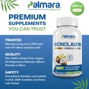 Palmara Health Premium Monolaurin 600mg + Andrographis Extract 3