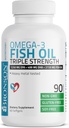 Bronson Omega 3 Fish Oil Triple Strength 2720 mg, High EPA 1250 mg DHA 488 mg, Non-GMO Heavy Metal Tested, 90 Softgels 4