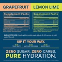 True Grace ElectroMag - Grapefruit (16 Stick Packs) + Lemon Lime (16 Stick Packs) - Electrolyte Powder for Rapid Hydration - Zero Sugar & Carbs - Non-GMO - 32 Total Servings 3