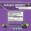 Maqui Berry, 900mg Aristotelia Chilensis Extract, 90 Capsules 45 Day Supply, Non-GMO, Gluten Free, Supplement for Dry Eyes 3