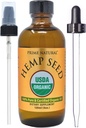 PRIME NATURAL Organic Hemp Seed Oil 4oz - USDA Certified - Sativa Oil - Pure, Cold Pressed, Virgin, Unrefined, Vegan, Food Grade - High Omega 3 6 9 Fatty Acids - Good for Face, Body, Skin & Hair Care 2
