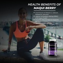 Maqui Berry, 900mg Aristotelia Chilensis Extract, 90 Capsules 45 Day Supply, Non-GMO, Gluten Free, Supplement for Dry Eyes 5