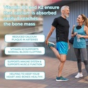 Biovitalia Plant Based Vitamin D3 + K2 60 Capsules for Men & Women | Dietary Supplement | Supports Immune System & Bone Health | Promotes Calcium Absorption - 60 Vegan Capsules 5