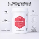 MEND Regenerate, Post Workout Recovery, Immune Support, and Sports Nutrition Supplement for Men and Women - Natural, Gluten Free, and Non-GMO - Cocoa Protein Powder, 20 Servings 3