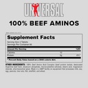 Universal Nutrition - 100% Beef Aminos -3g of Beef Protein Isolate for Recovery and Growth - 200 Tabs 4