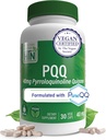 Health Thru Nutrition PQQ 40mg 30 Servings Pyrroloquinoline Quinone as PureQQ | Promotes Mitochondrial Biogenesis | Certified Vegan | Non-GMO Gluten Soy Free Capsules| Clean Label PQQ Supplement 2