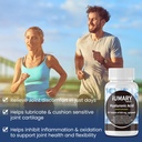 Hyaluronic Acid Supplements, 850mg High Bioavailable Dietary Hyaluronic Acid - Advanced Joint Support with Hydrolyzed Collagen, Turmeric, Glu-cosamine, MSM, Vitamin C – 30 Tablets（Pack of 3） 4