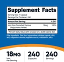 Nutricost Chelated Iron (from Ferrochel) 18mg, 240 Capsules - Gluten Free, Non GMO Iron Chelate Supplement 3
