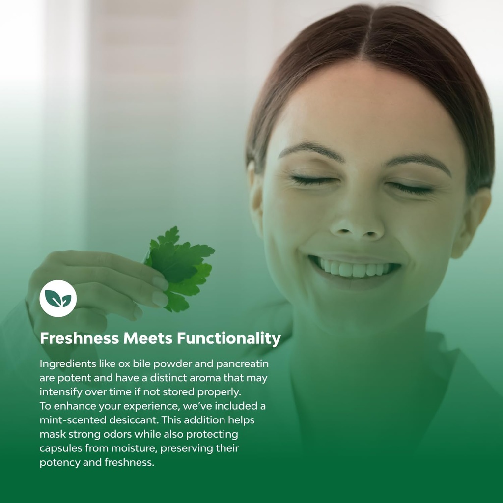 Ox Bile Salts for Gallbladder Support - Purified Bile Salts Supplement with Pancreatin Digestive Enzymes Ox & Betaine HCL - Supplements for No Gallbladder & Digestive Health 20 Days 5