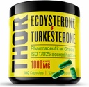 Turkesterone + Ecdysterone | Anabolic Supplement (3 Months - 180 Caps) Olympic Grade Testing - ISO 17025 Certification |1000mg - 98%-95% Purity with Lab Synthesized Cyclodextrin | Beta Ecdisterona 2