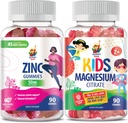 SUNNY SAM Zinc Gummies for Adults & Magnesium Gummies for Kids & Adults - 100mg - Calm Magnesium Chews 2
