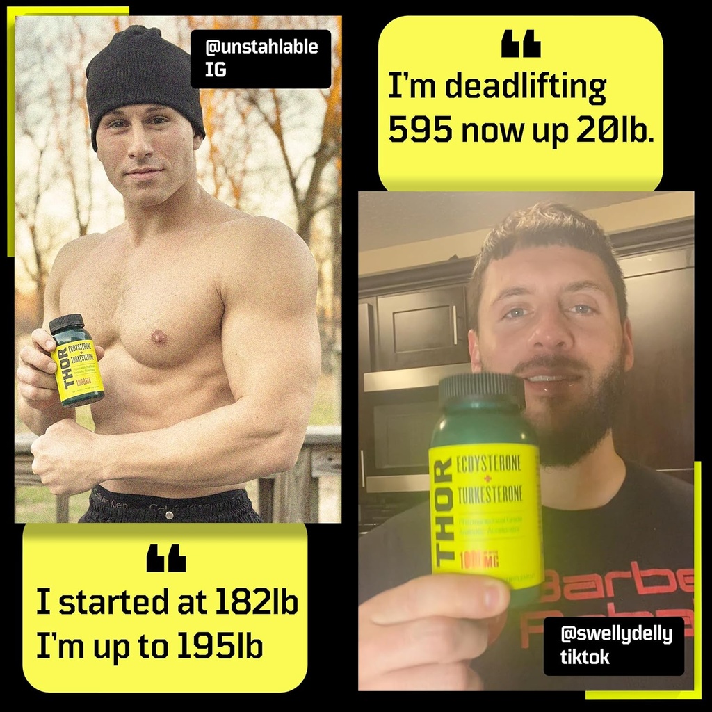 Turkesterone + Ecdysterone | Anabolic Supplement (3 Months - 180 Caps) Olympic Grade Testing - ISO 17025 Certification |1000mg - 98%-95% Purity with Lab Synthesized Cyclodextrin | Beta Ecdisterona 6