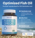 Omega 7 Supplement for Women and Men - High Potency & Purity Palmitoleic Acid Fatty Acid Fish Oil Supplement from Patented Provinal with Lowest Palmitic Acid - Sustainably Sourced (2 Month Supply) 3