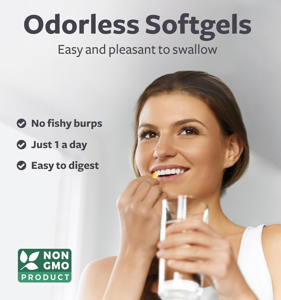 Omega 7 Supplement for Women and Men - High Potency & Purity Palmitoleic Acid Fatty Acid Fish Oil Supplement from Patented Provinal with Lowest Palmitic Acid - Sustainably Sourced (2 Month Supply) 4