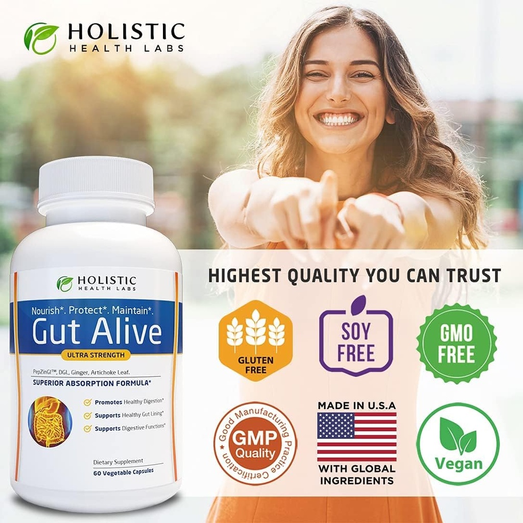 All-Natural Liver and Gut Support | Organic Milk Thistle, Organic Dandelion Root & Organic Black Pepper | Ginger, Artichoke Leaf Extract, Deglycerized Licorice Root & Patented Zinc Carnosine 5