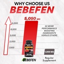 BEBEFEN Berberine Capsules with Black Pepper Extract - 90 Capsules - 3 Month Supply 5