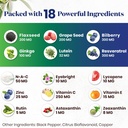 Superfood MD Eye Health Vitamins with Bilberry Lutein & Zeaxanthin Lycopene Resveratrol Grape Seed Extract Astaxanthin- AREDS 2 - Eye Vitamin - 60 Capsules 5